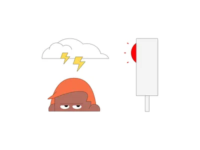 Bad Traffic Mornings branding design illustration vector web