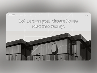 UI Exploration 1 - DreamBuild architecture ui ux