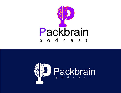 Pack Brain Podcast brain brainstorm branding design logodesign logodesignersclub logotypes pack podcast art podcast logo podcasting podcasts