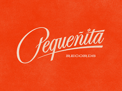 Pequeñita Records custom dribbble handmade lettering logo logotype music records type typeface typography