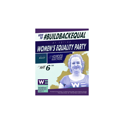 POSTERS - ELECTION CAMPAIGN FOR WOMEN'S EQUALITY PARTY