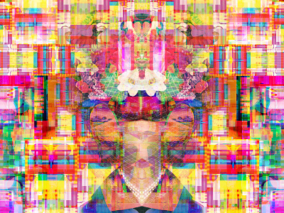 A Landscape Without Hearing bigboldcolor collage dreams dribbble flowers geometric glitchart graphicdesign identity illusion illustration kanji magic multicolor multiverse nature reality symbols transformation typography