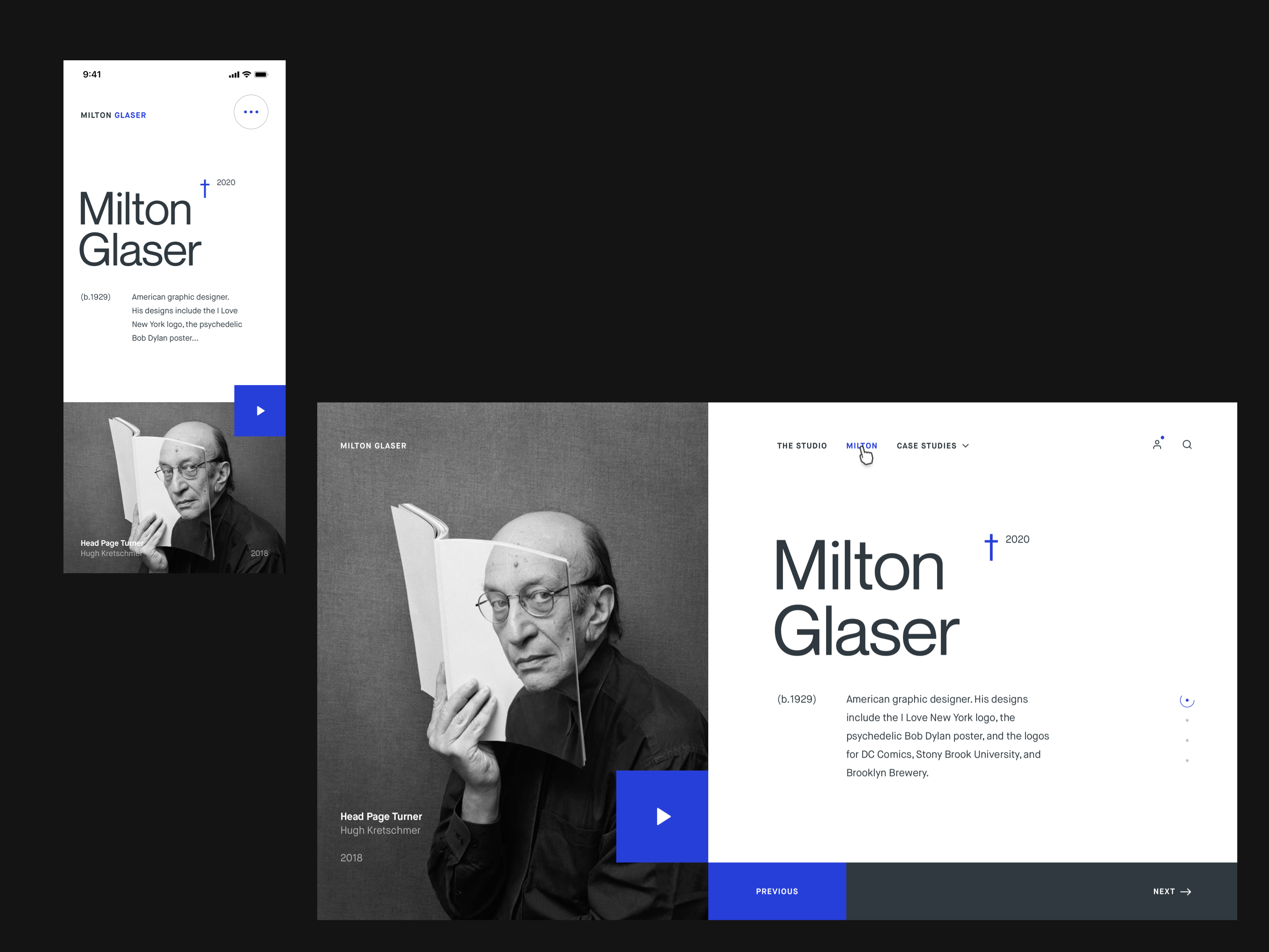 Example of Milton Glaser - Design Exploration