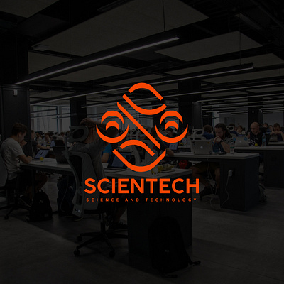 Logo design brand branding company logo corporate logo design lettermark science science logo scientist tech logo technology technology logo wordmark