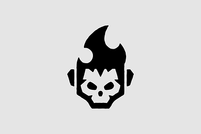 All Fired Up branding character design fire flat gaming grunge hand drawn illustration logo mascot masculine minimal punk vector