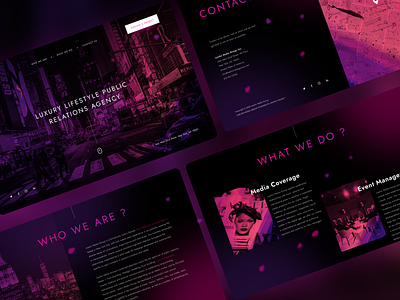 Redesign website for PR Agency design graphic design pr agency ui ux web web design