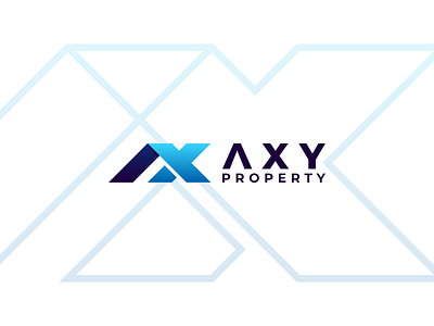 AXY PROPERTY logo concept brand branding design graphic design illustration logo motion graphics ui ux vector