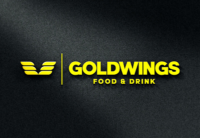 Goldwings Logo abstract logo brand branding company logo design lettermark logotype real estate logo simple logo wordmark