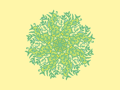 Mandala Leaf background design illustration leaf mandalas vector