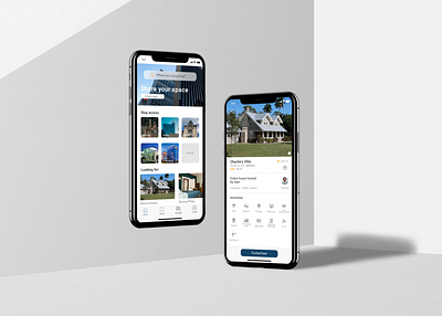 Flat sharing app Concept Design airbnb android app booking.com design flat flatshare ios rental sharing ui ux