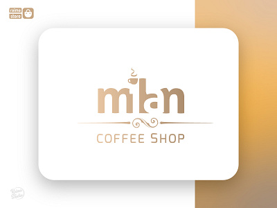 Milan branding business card flat graphic design icon identity design illustration logo minimal typography vector
