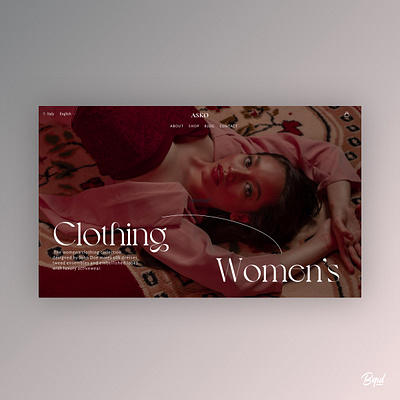Ecommerce Shop - Mood Exploration brand clean design ecommerce fashion minimal shop typography ui web web design website