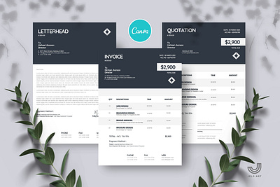 Canva Invoice Template Editable billing template business invoice digital invoice editable invoice freelance invoice invoice document invoice form invoice printable invoice template modern invoice order form photography invoice printable invoice