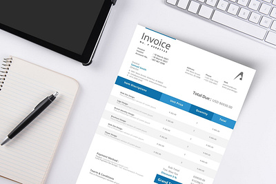 Canva Invoice Template Editable billing template business invoice digital invoice editable invoice freelance invoice invoice document invoice form invoice printable invoice template modern invoice order form photography invoice printable invoice