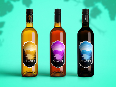Glacier beer branding design drink flat graphic design identity design illustration label label design minimal package design