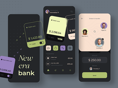 New era bank - Mobile app app app design bank banking banking app finance finance app fintech mobile app mobile app design mobile design mobile ui