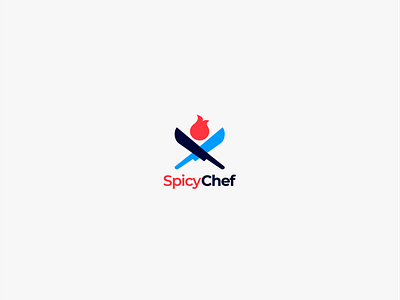 Spicy Chef branding chef cocina cocinar cooking design food logo logos restaurant supermarket supermercado