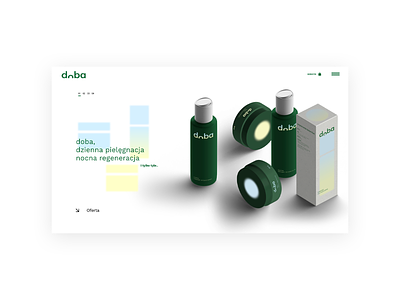 DOBA adobexd agency brutalist cosmetics design e commerce graphic design interface modern online products shop ui ux webdesign