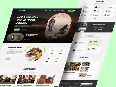 SF-Fund - Charity Webdesign agency charity charity fund children community connection donate donation fundraise fundraiser help landing page logo ngo nonprofit poor support uiux web design website