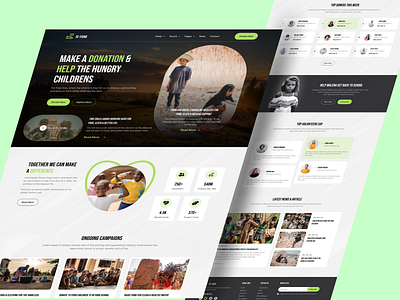 SF-Fund - Charity Webdesign agency charity charity fund children community connection donate donation fundraise fundraiser help landing page logo ngo nonprofit poor support uiux web design website