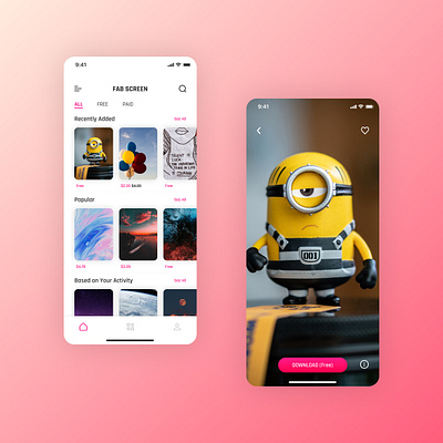 Wallpaper App Design app figma ui