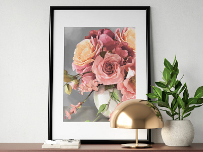 "Spring" by Masha Van for Intalence Art art digital art digital illustration flowers illustration painting