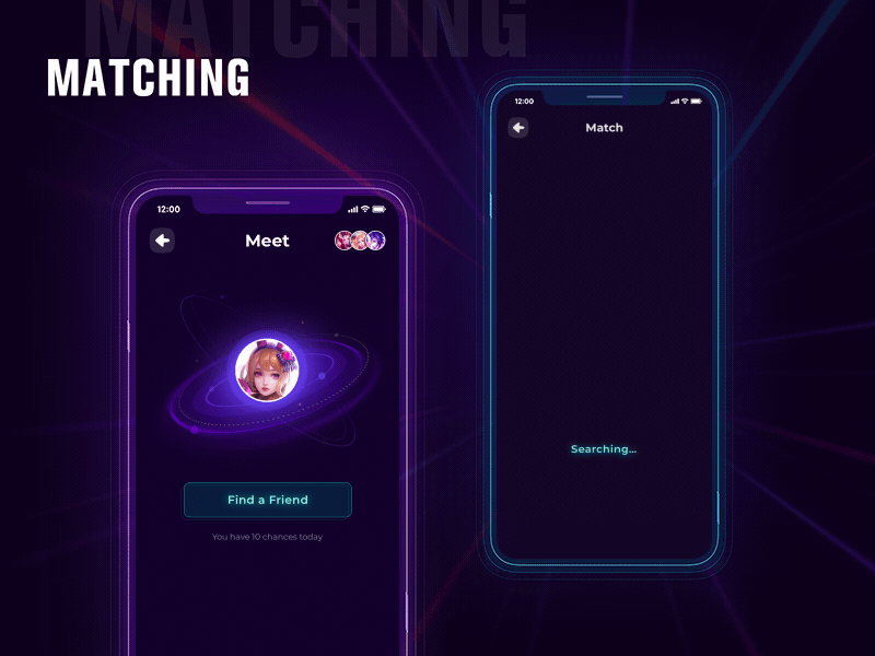 Match friends ui