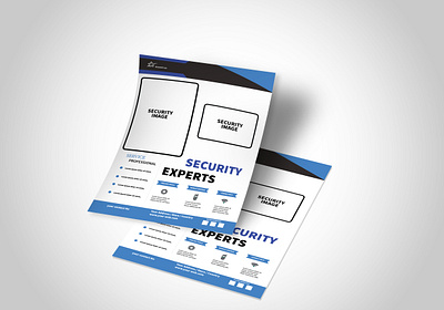 Security Flyer design illustration