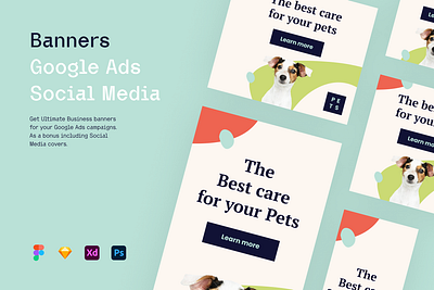 Pets and Animals - Banners ads ads banner ads design adsense advertisement banner banner ad banner ads banner ads design banners cover facebook facebook ads linkedin post twitter