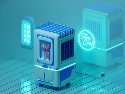 COOLER art blender blender3d blender3dart design digital illustration graphic design illustration illustrator minimal vector