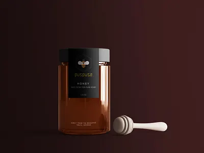 Product design - Puspusa bee brand branding design honey honeybee illustrator logo logo design logo designer logo mark logodesign minimal print product product design vector