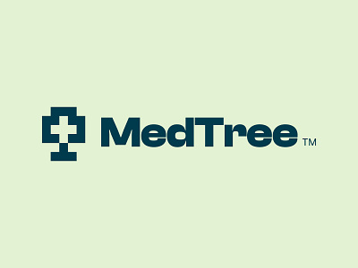 MedTree™ brand branding design health icon logo mark med medical online tree