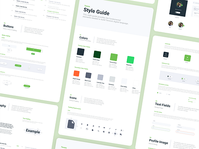Tevora Digital Style Guide brand identity button design design digital style guide iconography sliders style guide styles text fields typography ui vector