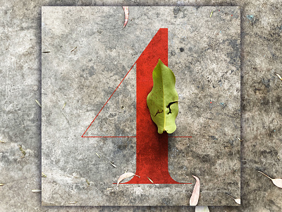 4 - 36 Days of Type 36daysoftype adobe alphabet design graphic design illustrator number photography photoshop typedesign typography