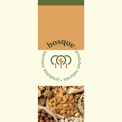 Bosque Natural Products food health healthy logo logo design natural natural food natural logo tree treelogo