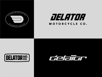 Delator Logo branding logo logo design logos logotype motorcycle