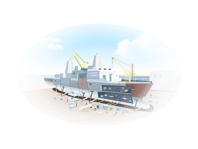 The Ship coloring digitalart illustraion ship