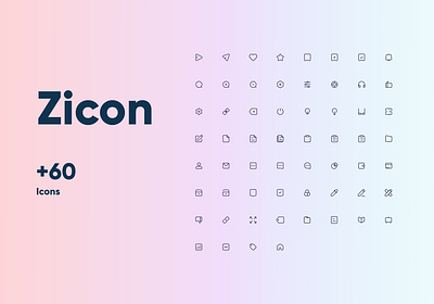 Zicon - Icon Pack icon icon design icon set icons icons pack iconset zicon