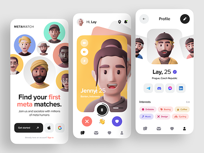 Badoo designs, themes, templates and downloadable graphic elements on  Dribbble