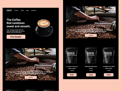 Landing Page 1 daily 100 challenge dailyui 003 dailyuichallenge design landing page ui webdesign