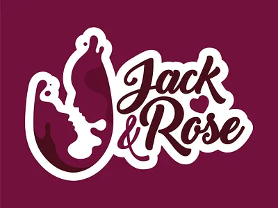 Jack & Rose Logo bakery cafe jack logo love rose