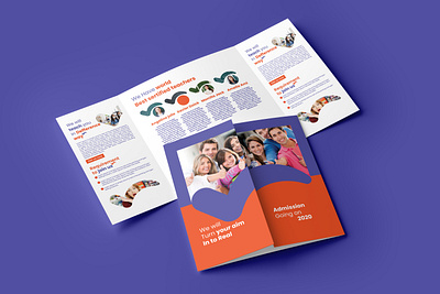 Test bootcamp brochure design brand identity branding brochure design collage shool test bootcamp