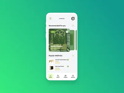 AKER Kits Mobile App app design