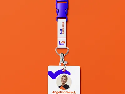 Test Bootcamp ID card Design brand identity branding id card design