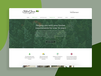 Clifford Jones Timber Group agency design development web design