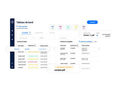 OCR Webapp table app design ui ux