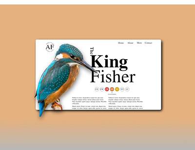 King Fisher Web Design design minimal typography ui design web web design