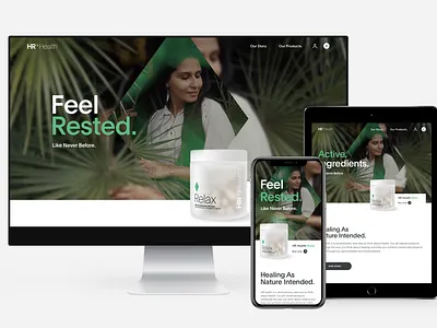 HR Health - Ecommerce Website clean design ecommerce interaction layout ui web design