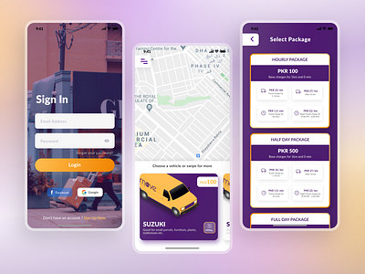 Moveit App 🚚 app design appdesigner booking app car booking app concept dailyui design inspiration login logistics app minimal onboarding ridesharing signup taxibooking uidesign uitrend uiux uiux design