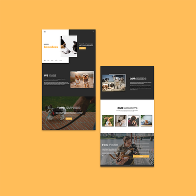 Monster breeders web figma freelancer webdesign